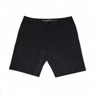 Hang Ten Dark Gray & Black Striped Shorts- Waist 38